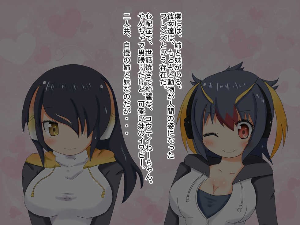[Aki to Haru no Yume (Akinaro)] Penguin Shimai to Love Love Ecchi! (Kemono Friends) - Page 2