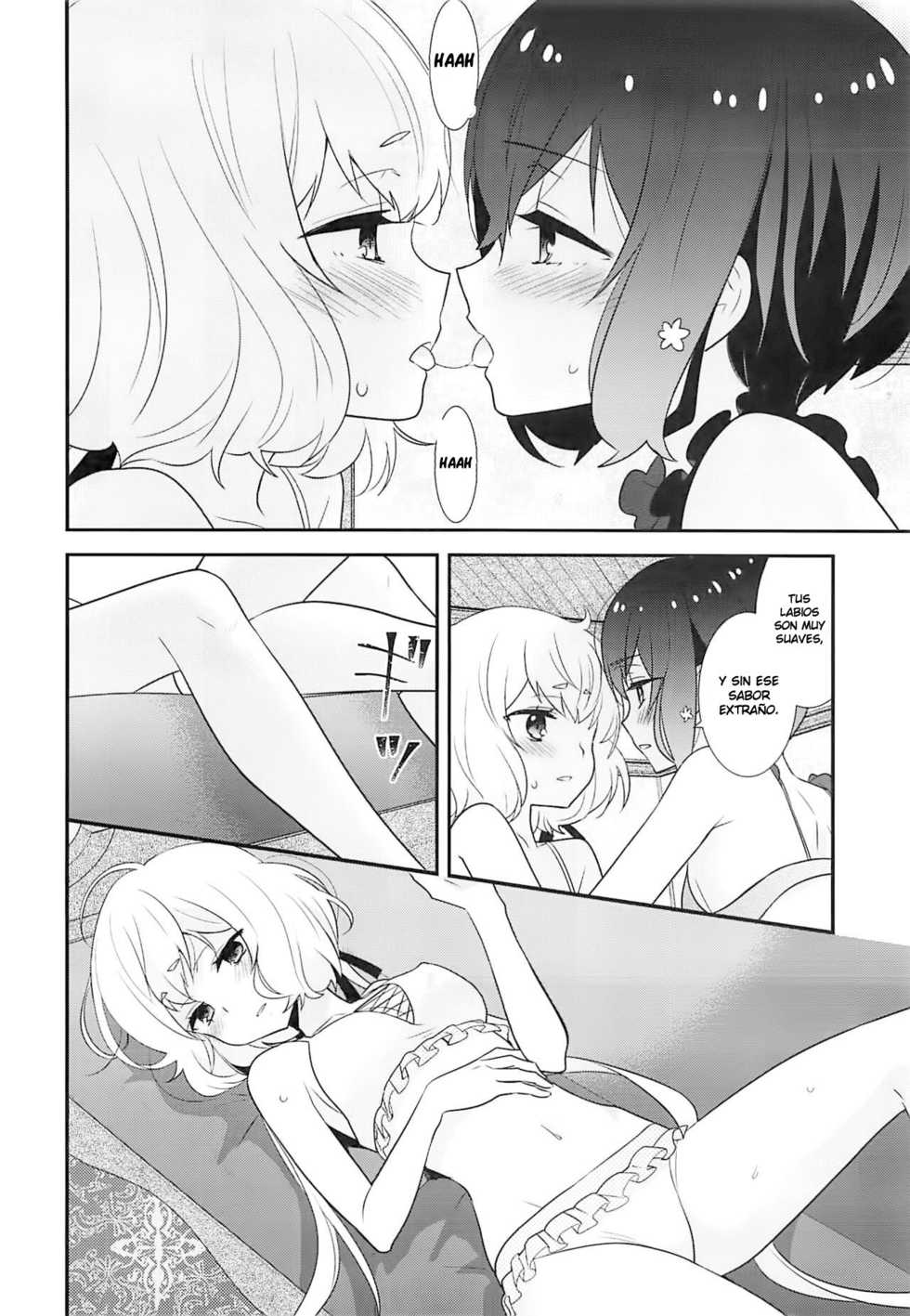 (COMIC1☆16) [Sweet Pea (Ooshima Tomo)] JunAi Sentimental (Zombie Land Saga) [Spanish] [Hoshiku Translations] - Page 13