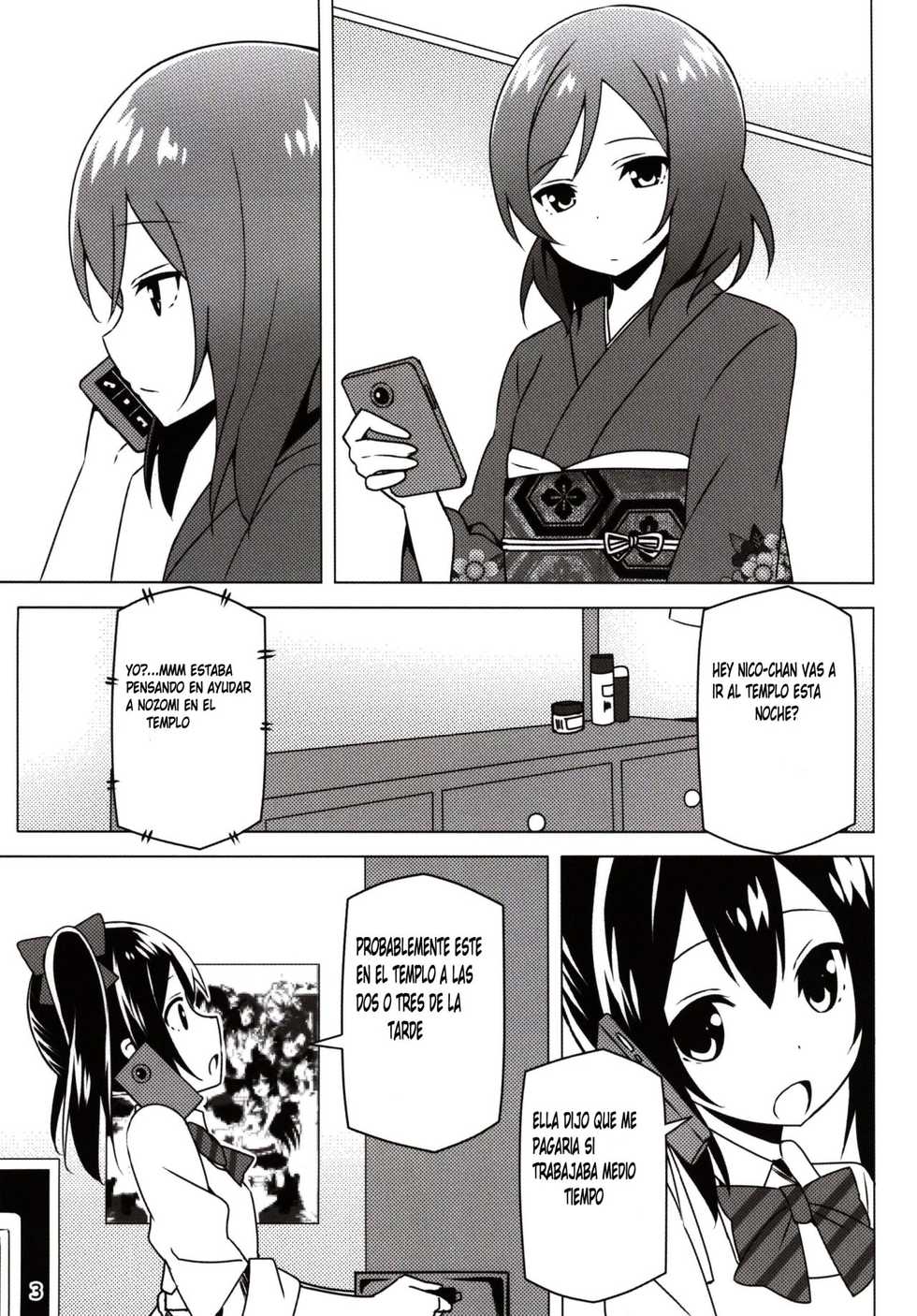 (Bokura no Love Live! 6) [Candy Club (Sky)] Endless Love ~Owari no Nai Aru Fuyu no Hi~ (Love Live!) [Spanish][Mugidanshi Fansub] - Page 2
