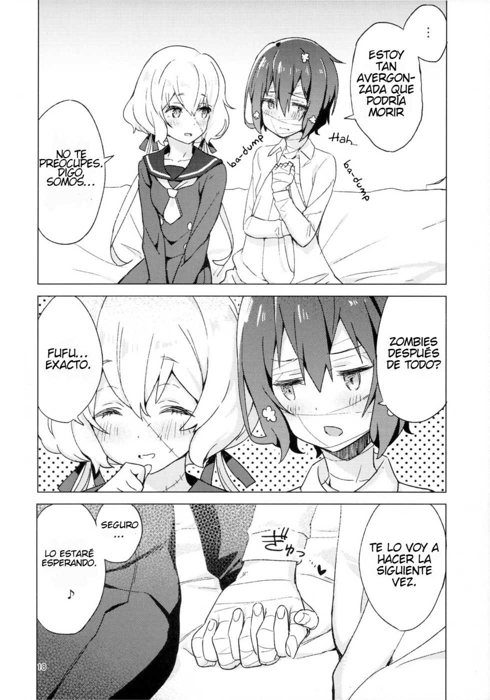 (COMIC1☆16) [Kokumaro Chousei Tounyuu (Auman Zureedus)] Pillow Color (Zombie Land Saga) [Spanish] [Ragnarok Translations] - Page 17