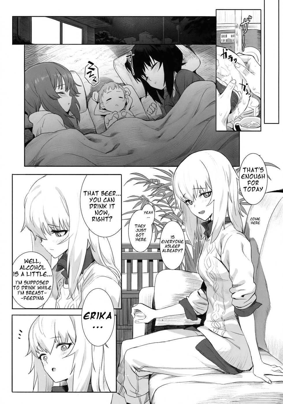 (C92) [SHIOHAMA (Hankotsu MAX)] ERIKA (Girls und Panzer) [English] [Onashi] - Page 11