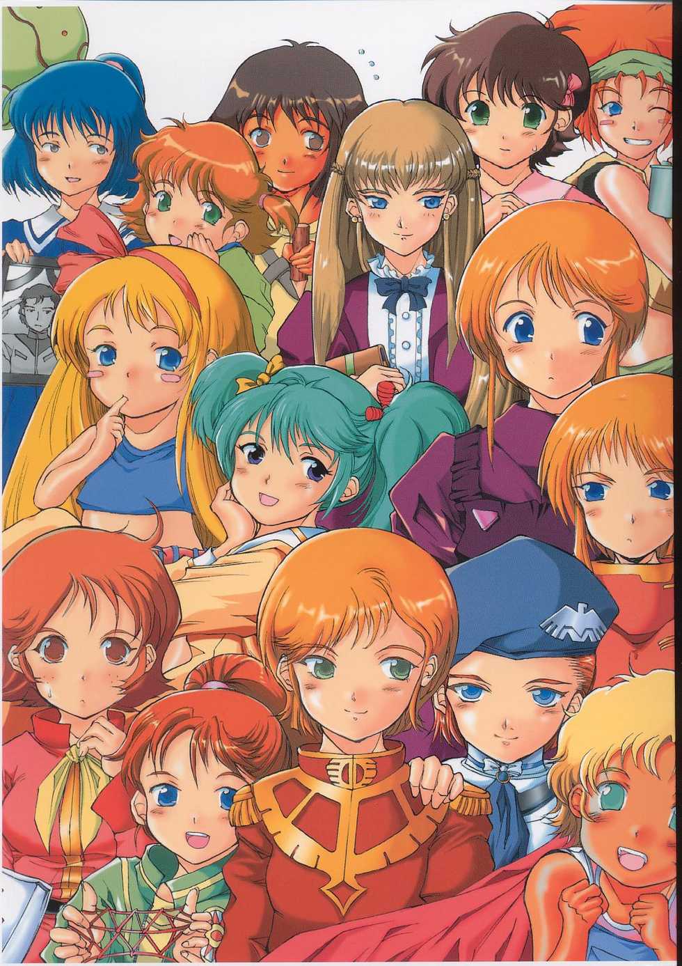 (C63) [OBORO (TENPOGENSUI)] ELPEO-PLE & U.C.GIRLS 15 (Gundam series) - Page 1