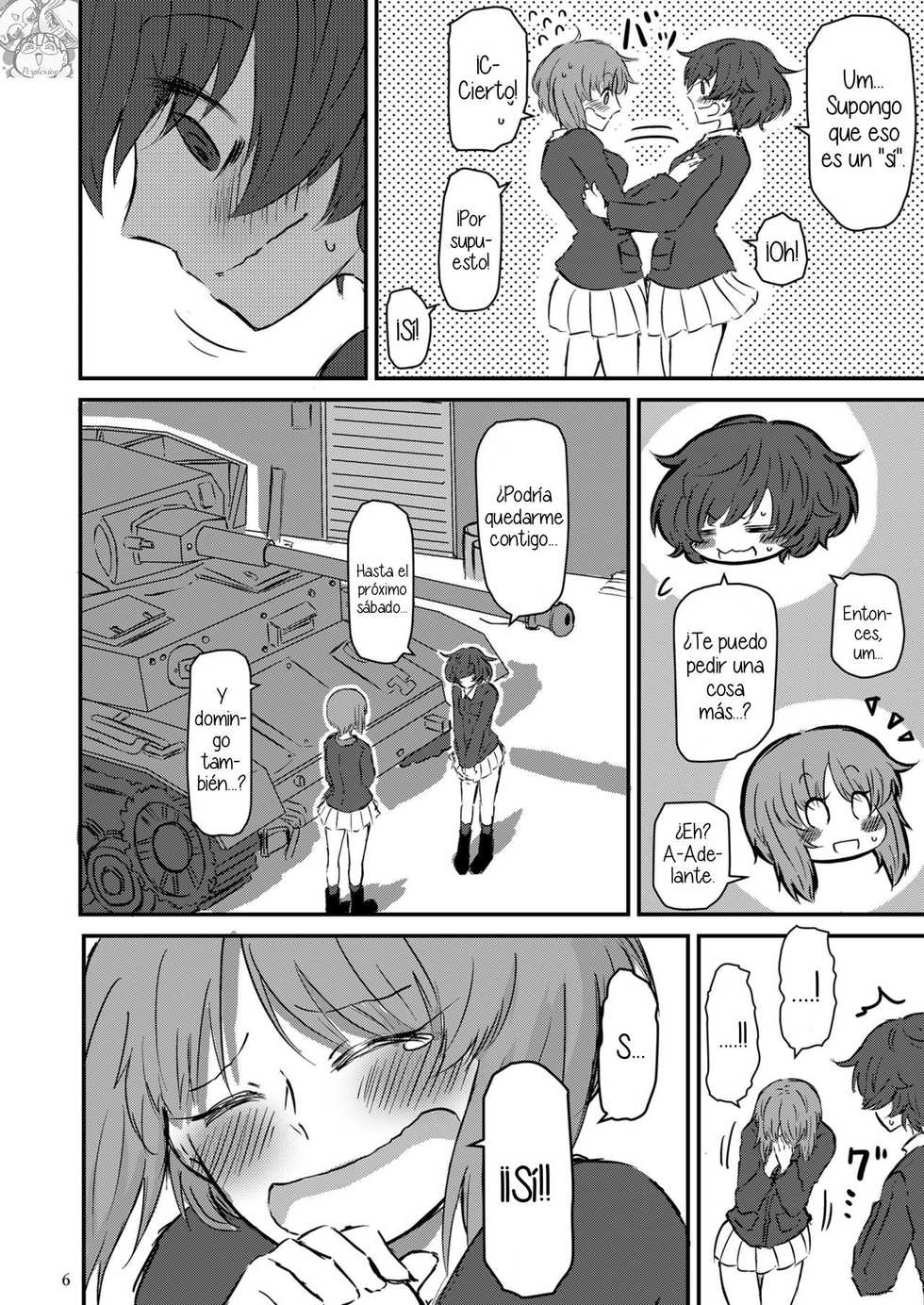 [Ooarai Nourakudou (Noumen)] Taikai ni Shizumu. (Girls und Panzer) [Spanish] [Perplexion Translations] [Digital] - Page 7