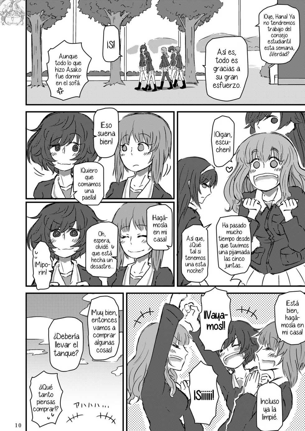 [Ooarai Nourakudou (Noumen)] Taikai ni Shizumu. (Girls und Panzer) [Spanish] [Perplexion Translations] [Digital] - Page 11