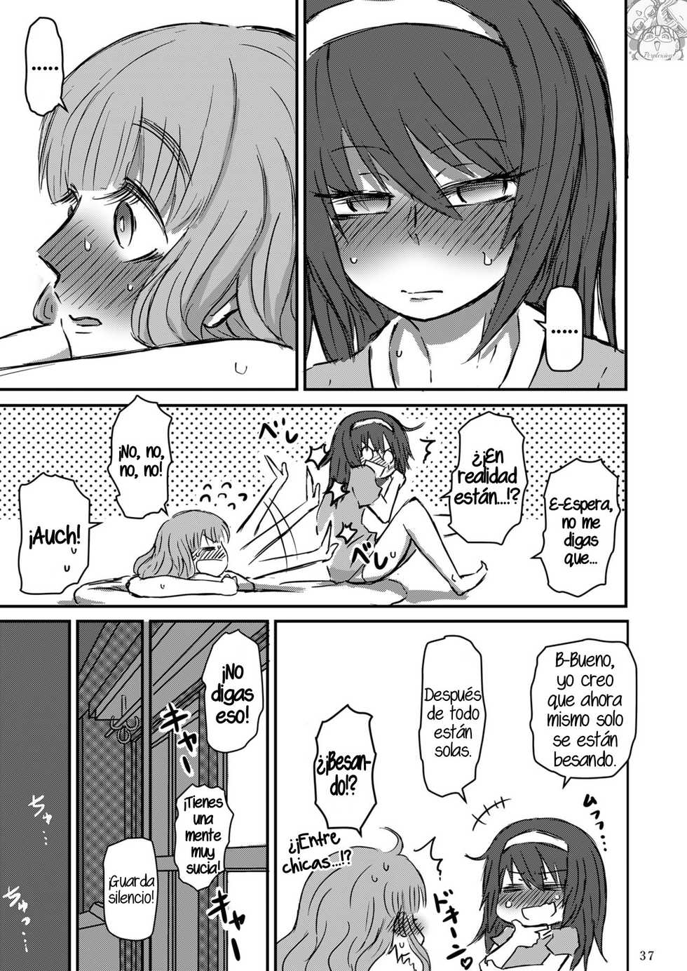 [Ooarai Nourakudou (Noumen)] Taikai ni Shizumu. (Girls und Panzer) [Spanish] [Perplexion Translations] [Digital] - Page 38