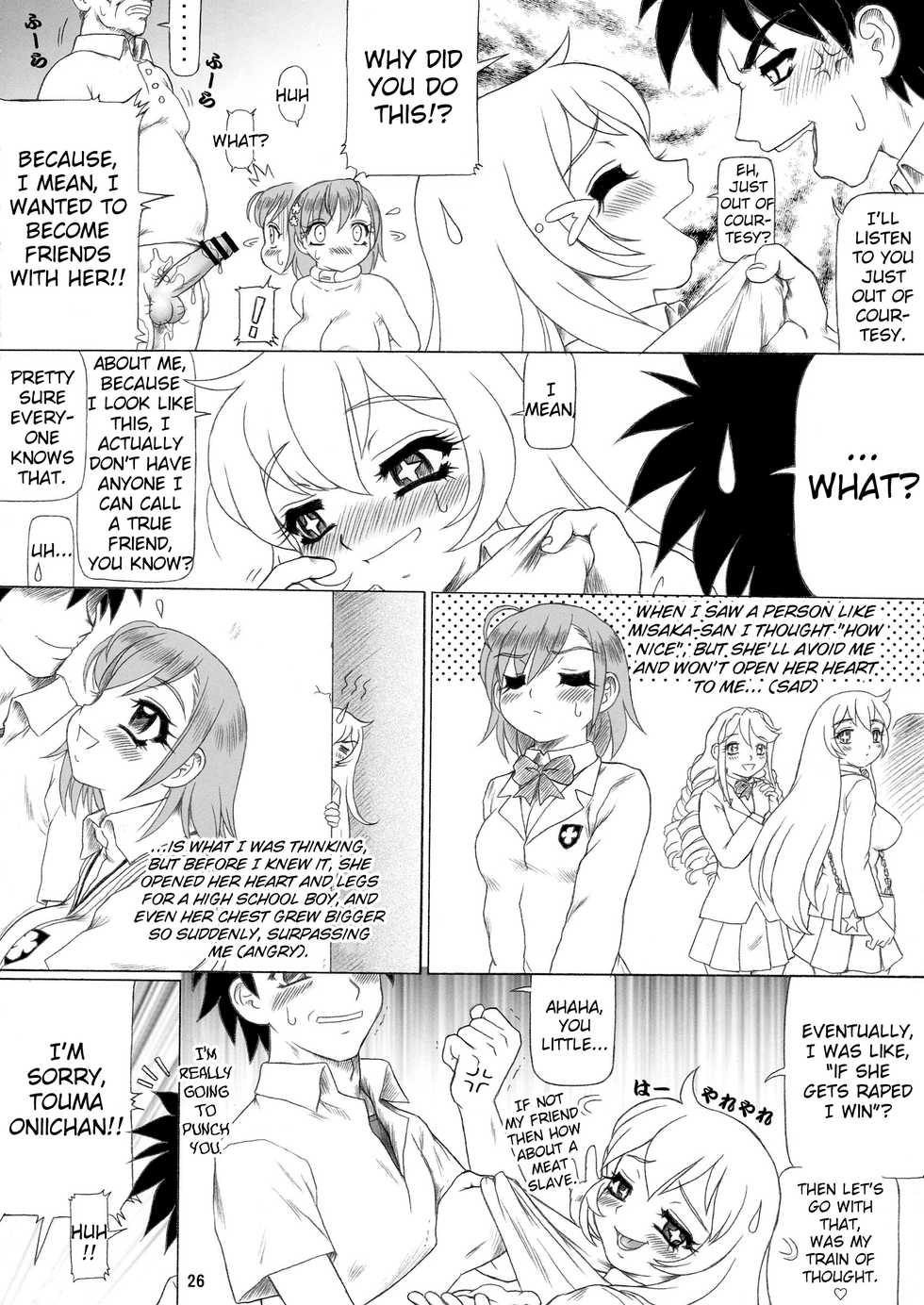 (C84) [Nakayama Shiki Kenkou Tosho (Tada Atsunori)] Uiharu Mode Mikoto Style (Toaru Kagaku no Railgun) [English] [MrBubbles] - Page 26