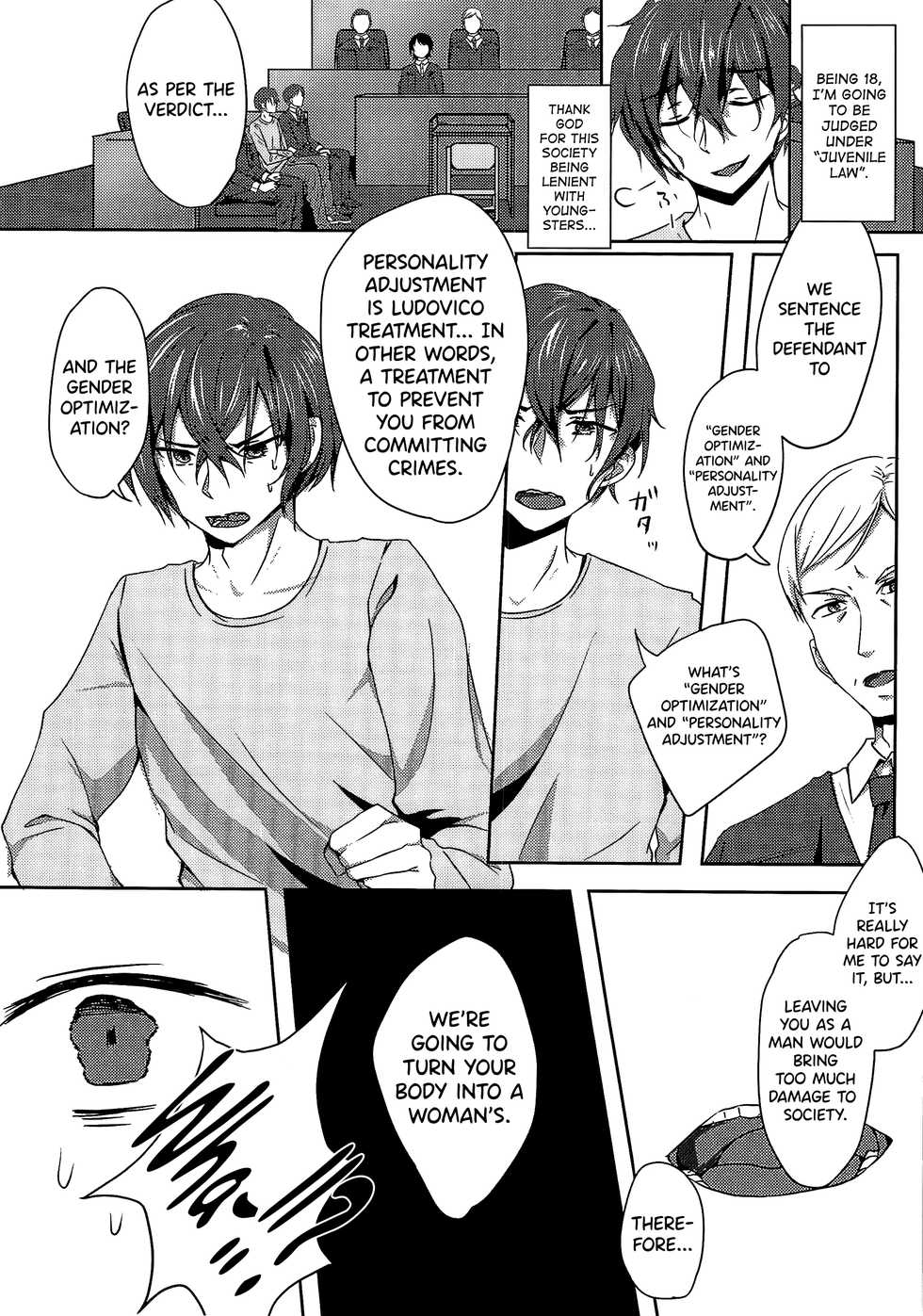 (C91) [TSF no F (Haruno Suzune)] Kikaijikake no Eve | Artificial Eve Ch. 1 (TSF no F no Hon Sono 3 no Jou) [English] [biribiri] - Page 6