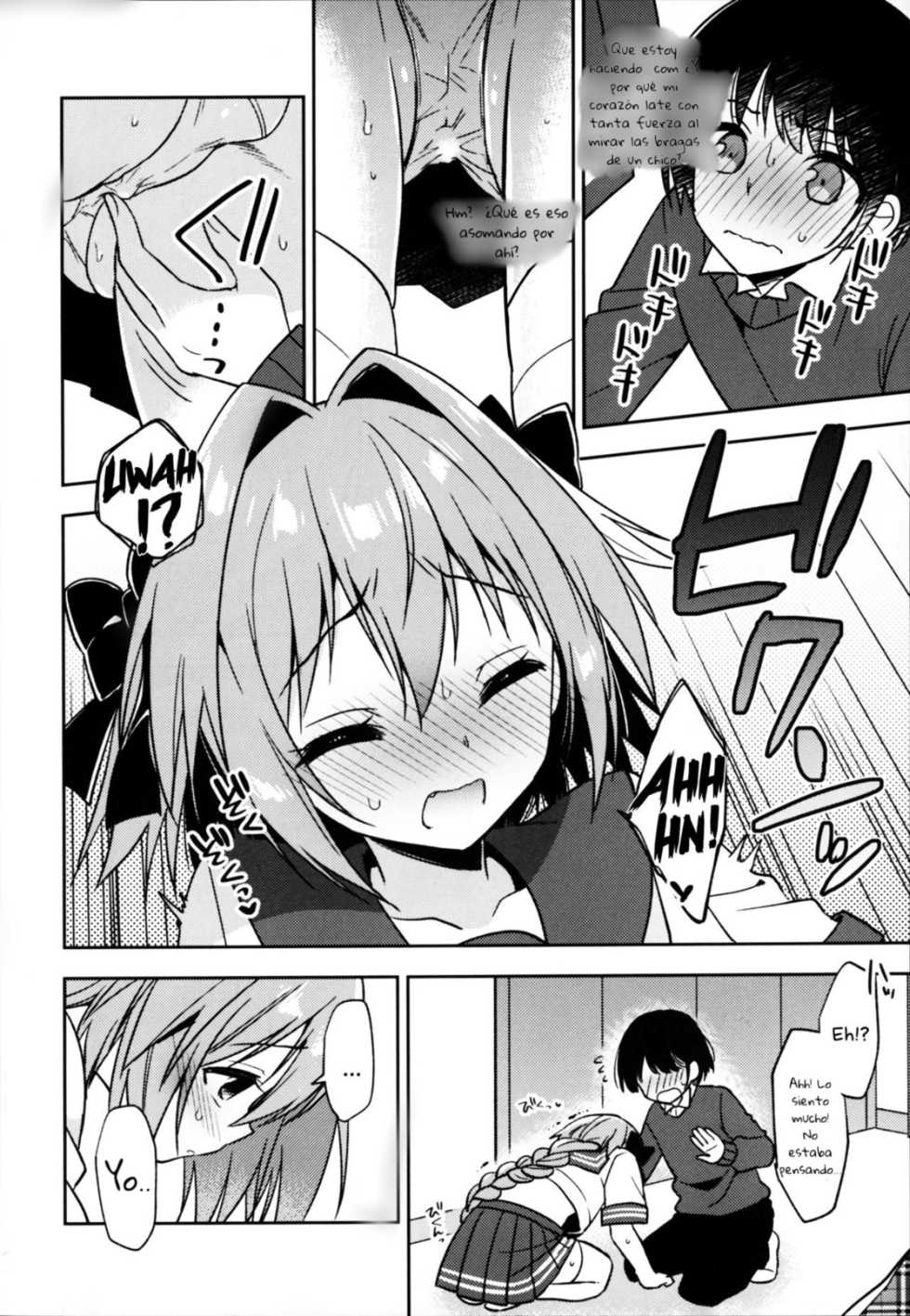 (C95) [R*kaffy (Aichi Shiho)] Astolfo Cos no Kouhai ni Kokuhaku Sarete Sex Shita Hanashi (Fate/Grand Order) [Spanish] - Page 13