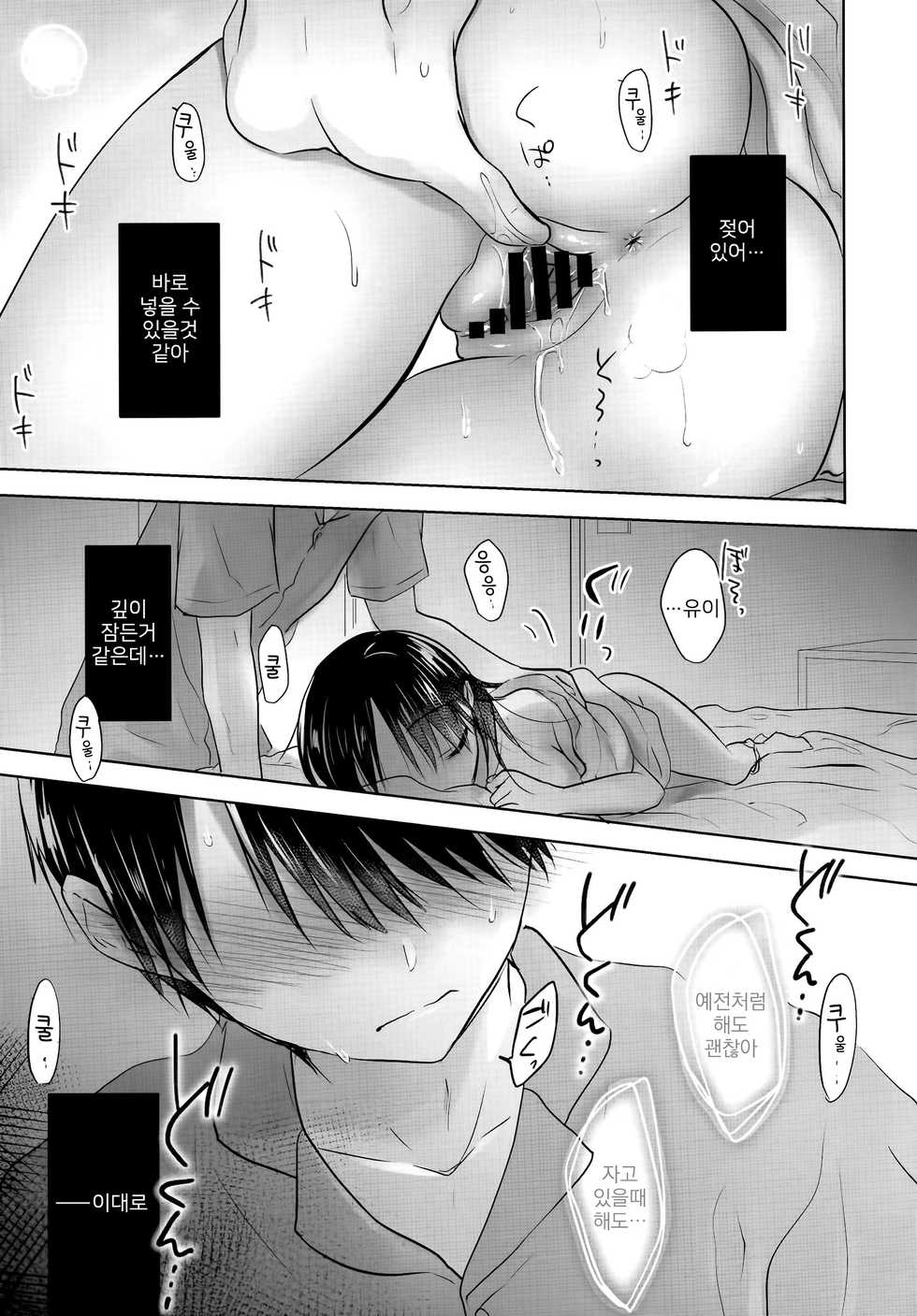 (AC2) [AquaDrop (Mikami Mika)] Oyasumi Sex AfterGrowth | 잘자요 섹스 AfterGrowth [Korean] - Page 19