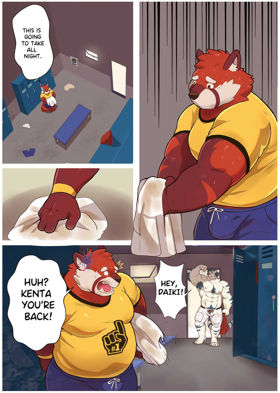 (Kemoket 8) [Mitsuwa Building (Kusunagi)] After-Match (Yuujuu Fudan IV) [English] - Page 6