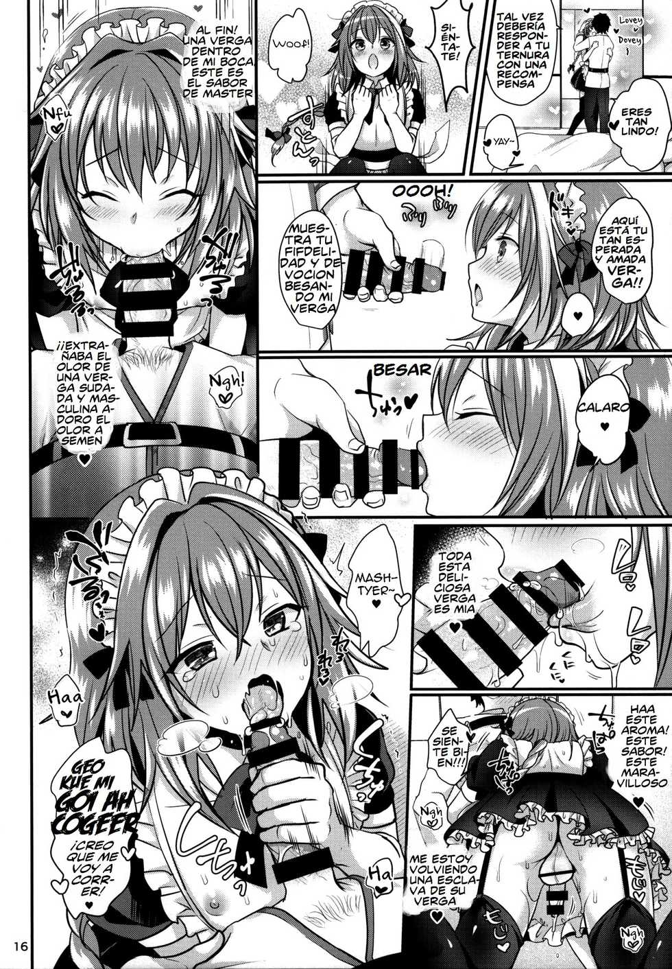 (C93) [Kakukonoka (Menoko)] Bitch Servant no Shitsukekata (Fate/Grand Order) [Spanish] [El-Traductor-Aprendiz] - Page 17