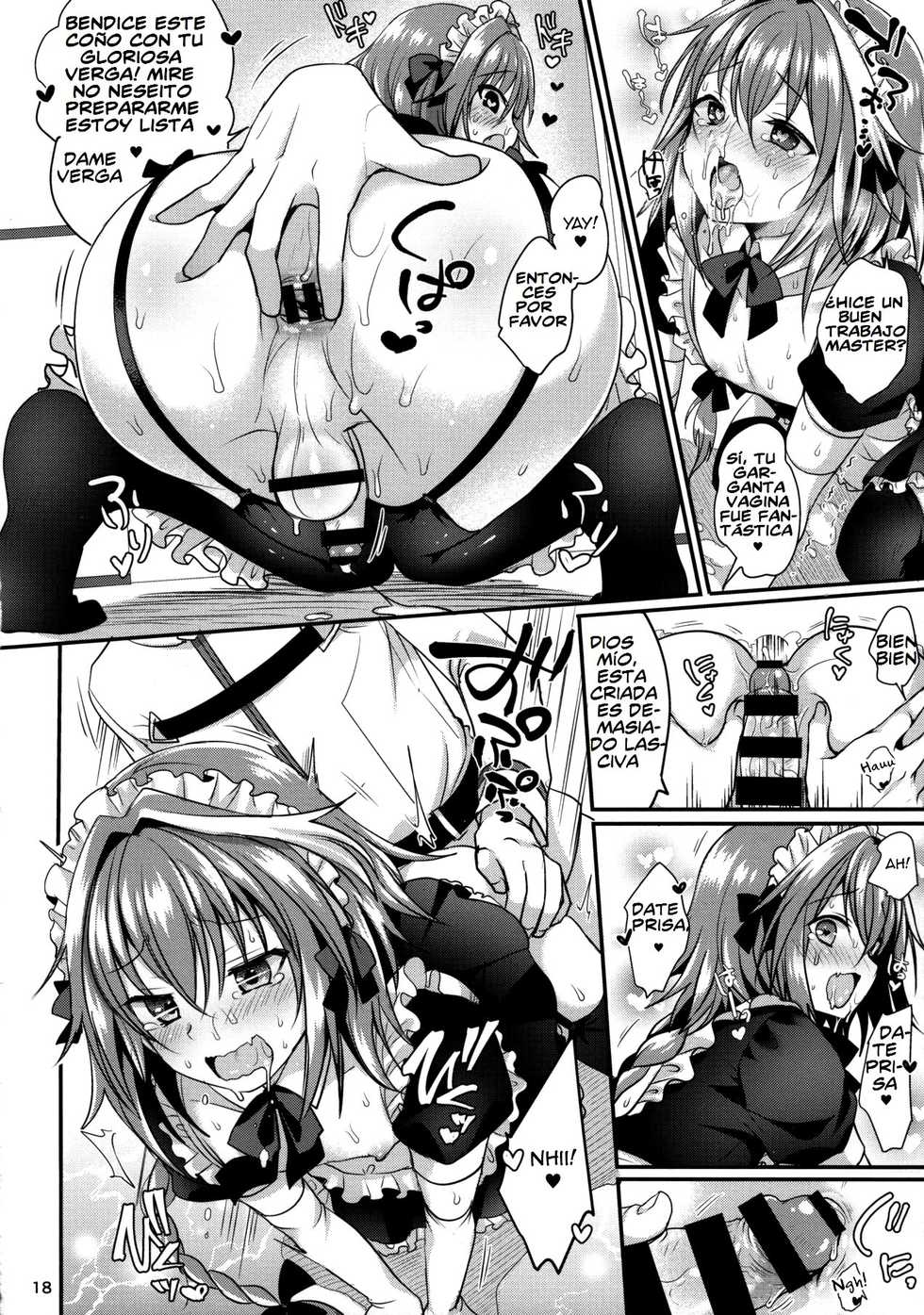 (C93) [Kakukonoka (Menoko)] Bitch Servant no Shitsukekata (Fate/Grand Order) [Spanish] [El-Traductor-Aprendiz] - Page 19