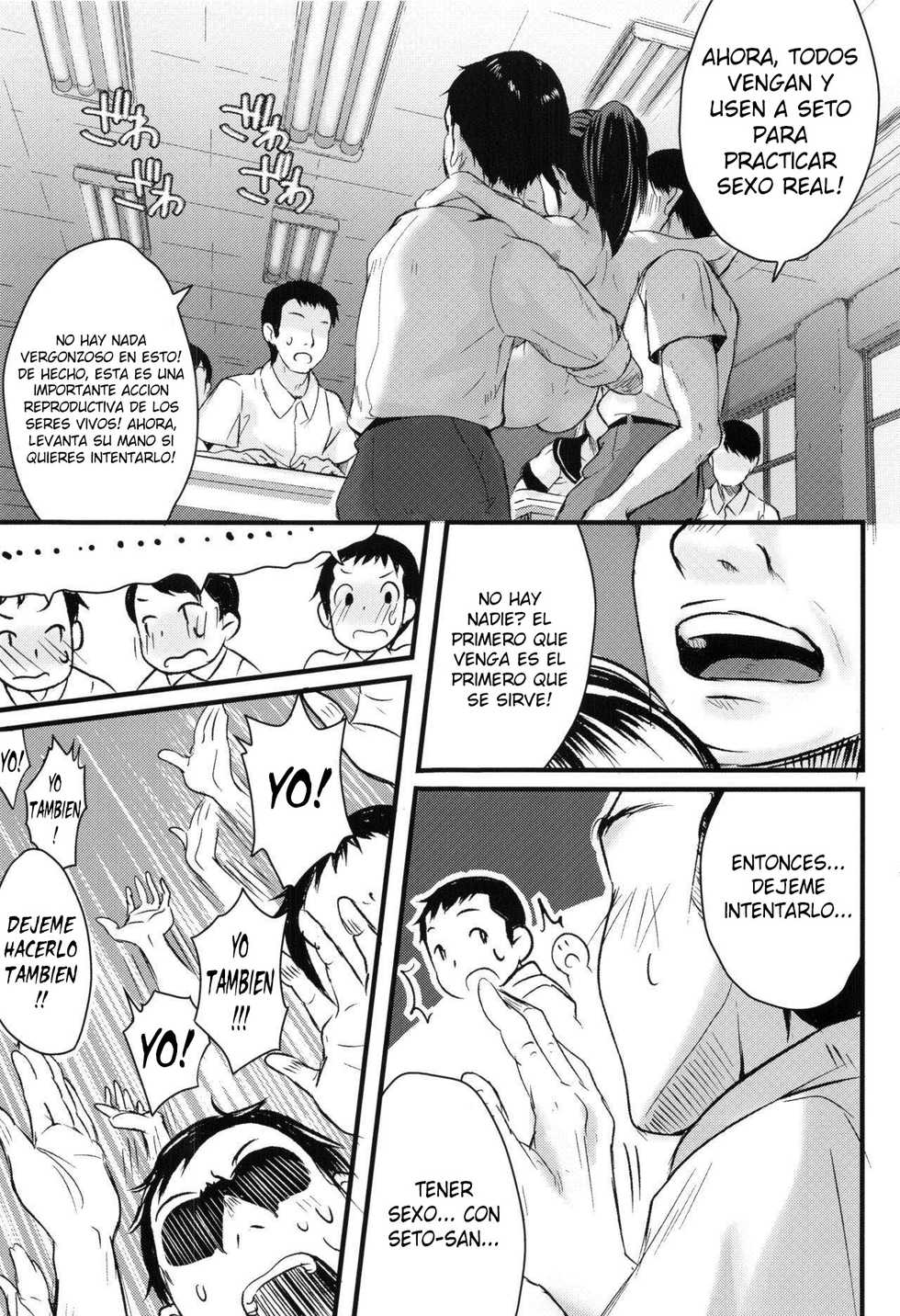 [Peromex (Tamanoi Peromekuri)] ©-sei de Manabu, Tadashii Sex Kouza | JC Hands-On Proper Sex Lecture [Spanish] [2019-11-09] - Page 23