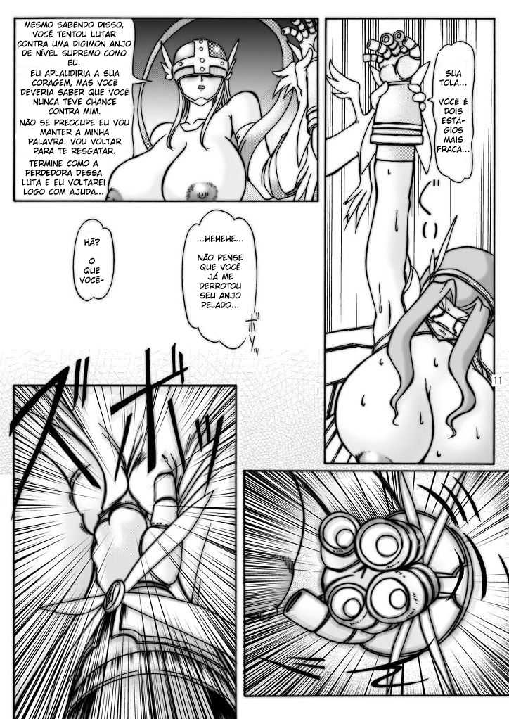 (Kyonyuukko 2) [GLAMOUR WORKS (Shadi Biin)] Boob Monster D (Digimon) [Portuguese-BR] - Page 11