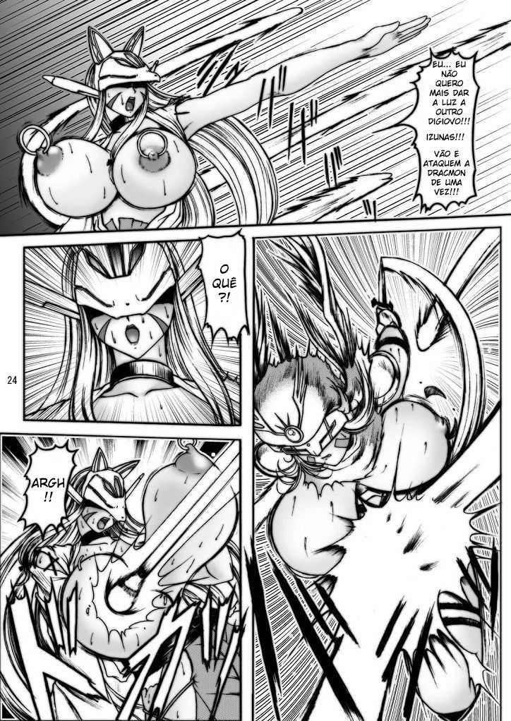 (Kyonyuukko 2) [GLAMOUR WORKS (Shadi Biin)] Boob Monster D (Digimon) [Portuguese-BR] - Page 24