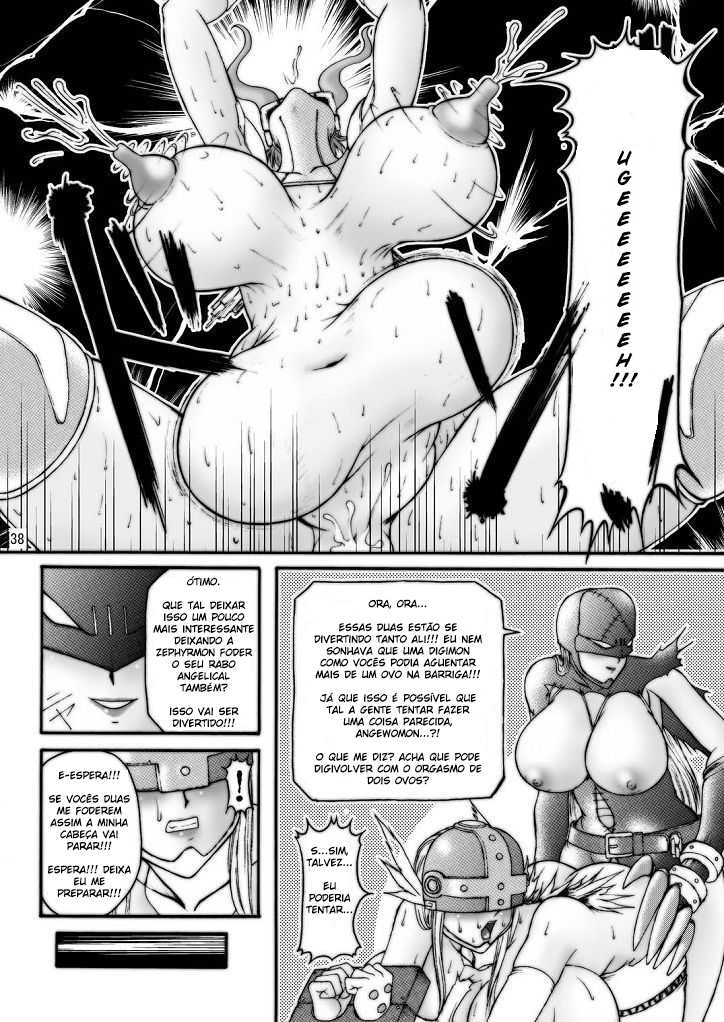 (Kyonyuukko 2) [GLAMOUR WORKS (Shadi Biin)] Boob Monster D (Digimon) [Portuguese-BR] - Page 38
