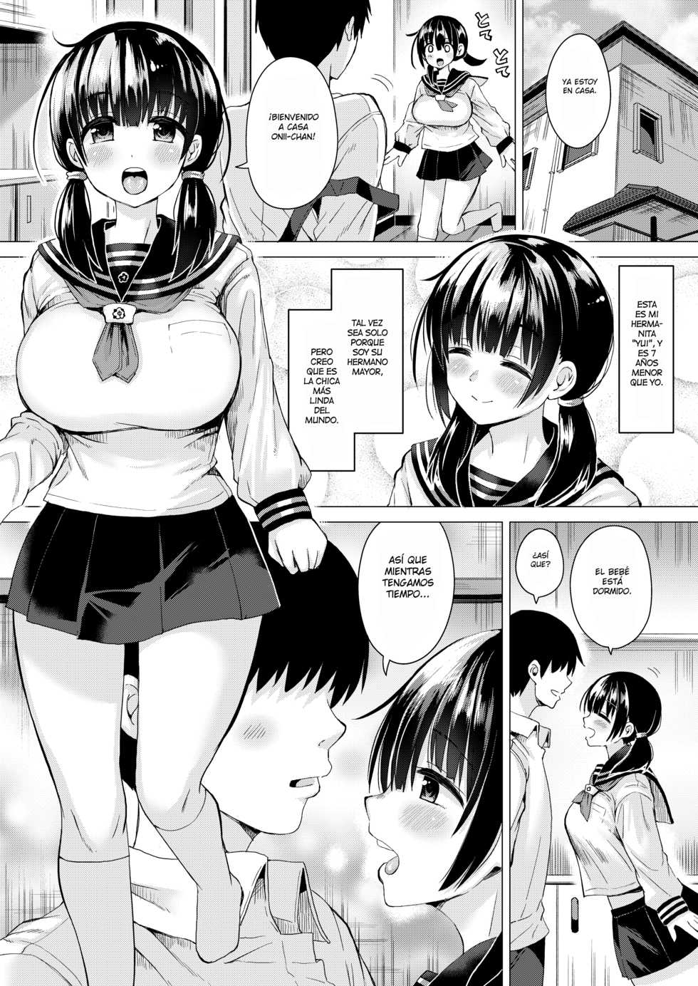 [Hotori Bocchi (Sakurazari Hotori)] Ninyousei no Takai 7-tsu Shita no Imouto to Futarime o Kosaeru Hon [Spanish] [Hellsing Scans] - Page 34