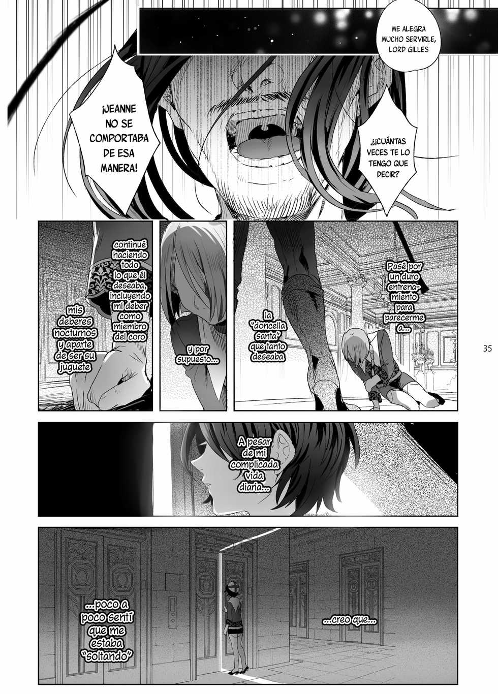 [Kuromisakaijou (Ikezaki Misa)] Shounen Jeanne - Jeanne prostituée  [Spanish] [Lanerte] [Digital] - Page 34