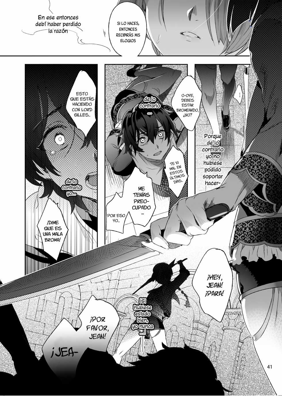 [Kuromisakaijou (Ikezaki Misa)] Shounen Jeanne - Jeanne prostituée  [Spanish] [Lanerte] [Digital] - Page 40