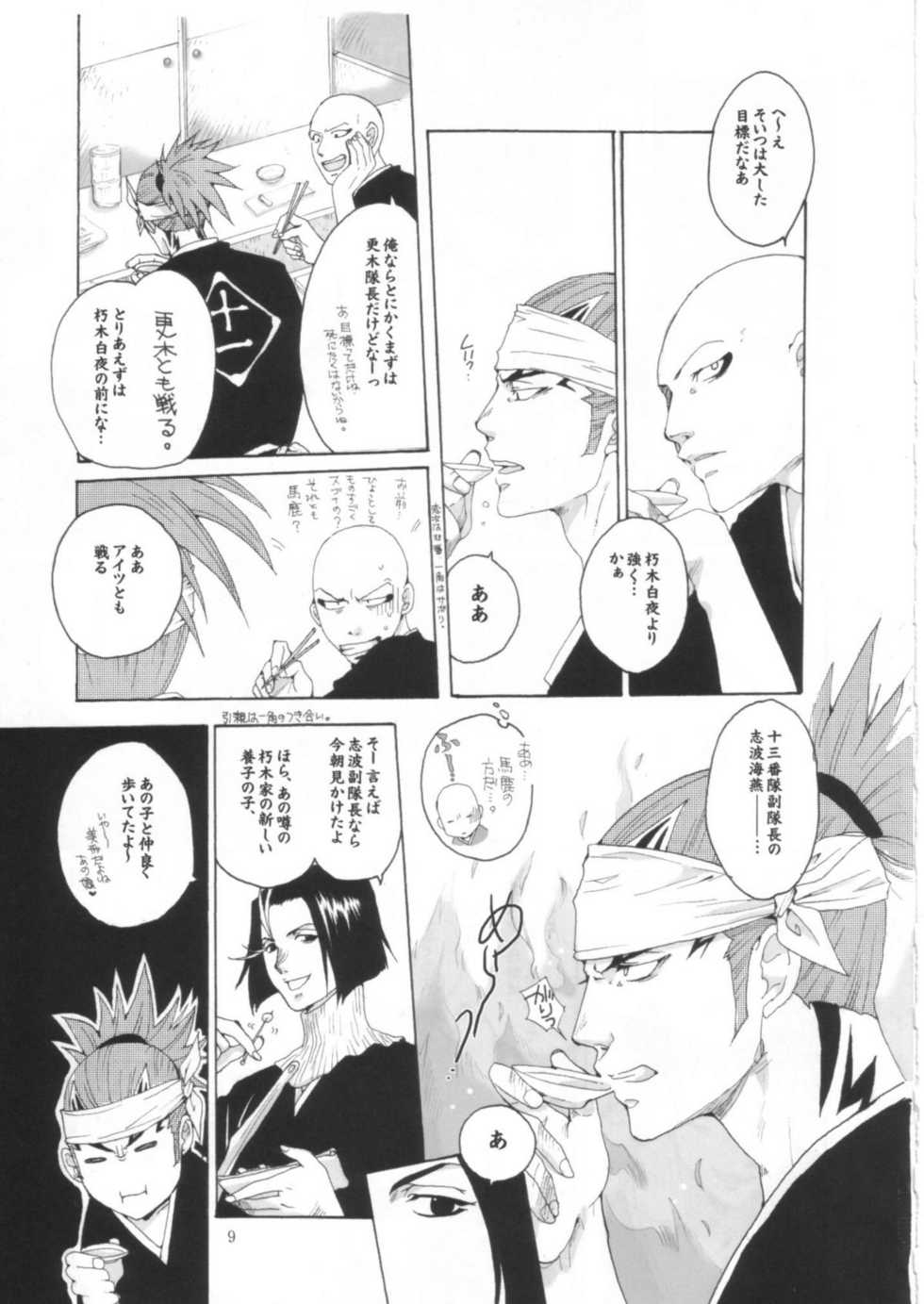 (C68) [Bakugeki Monkeys (Inugami Naoyuki)] Ijimeru? BOOK (Bleach, Ichigo 100%, Majin Tantei Nougami Neuro) - Page 8