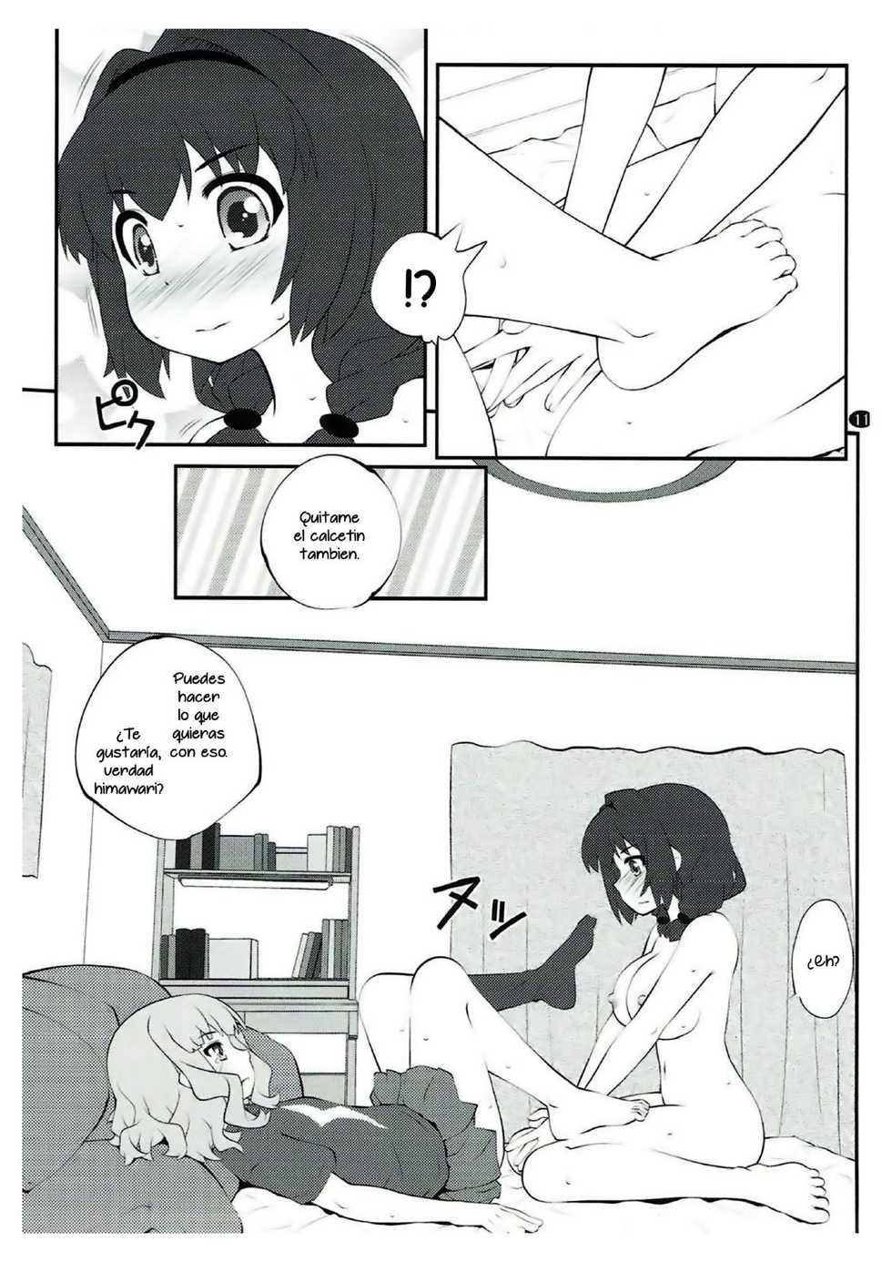 (C93) [Purimomo (Goyac)] Himegoto Flowers 12 | Secret Flowers 12 (YuruYuri) [Spanish] [9Parsec] - Page 10