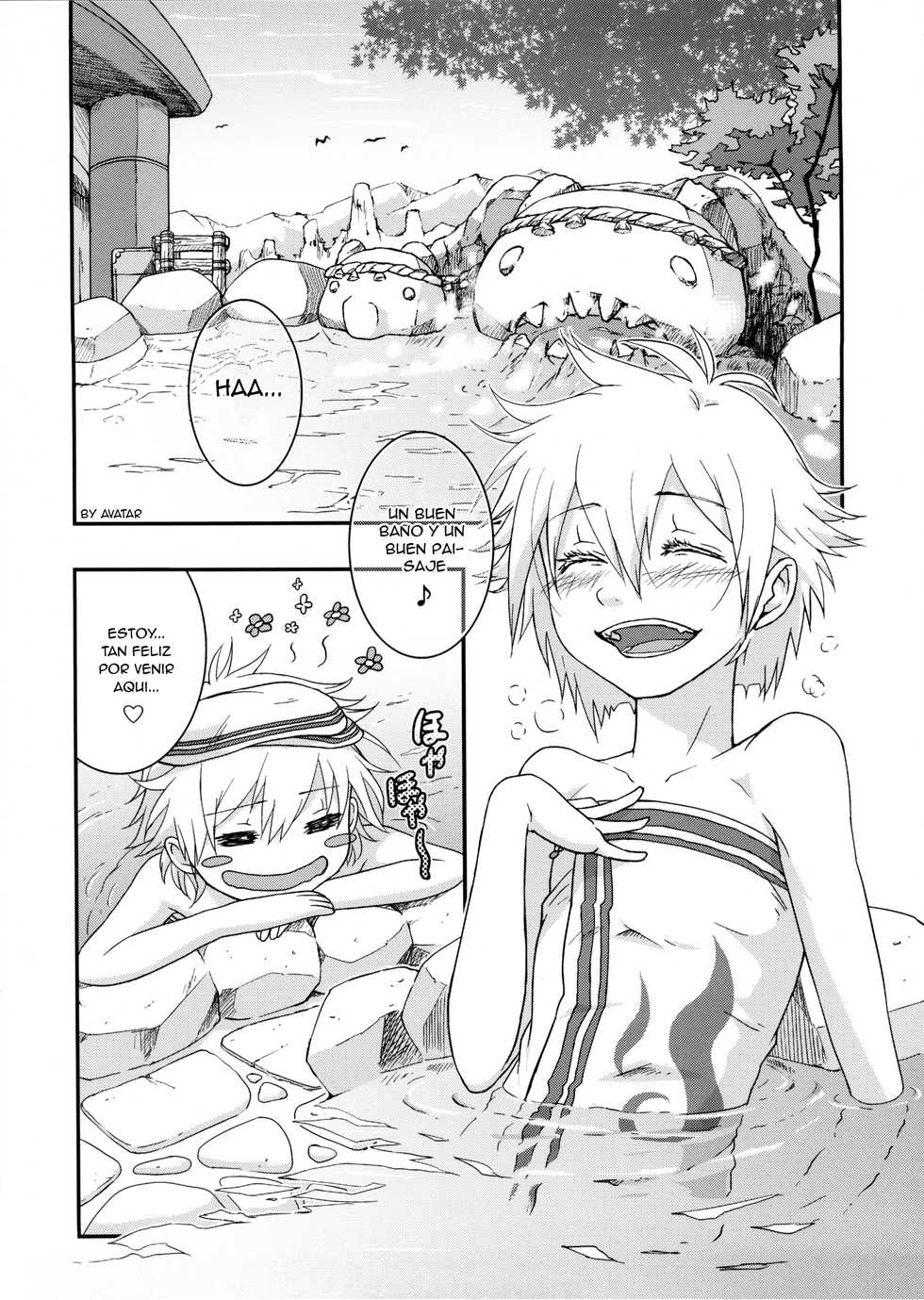 (C80) [Tra-Tama(ry (Ttuunn)] Josou Kirin Soubi ga Yukumo-mura ni Asobi ni Kitara Shuukai Yokujou no Hunter-tachi ni Rape Sarechaimashita. (Monster Hunter) [Spanish] [Avatar-kun] - Page 5