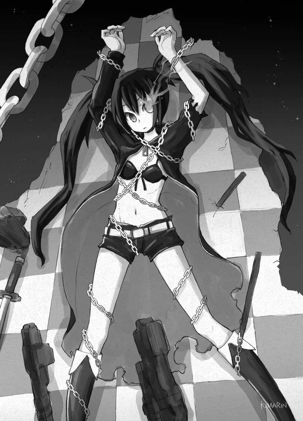 [Shimoyakedou (Ouma Tokiichi)] DEAD BLACK (BLACK ROCK SHOOTER) [Digital] - Page 18