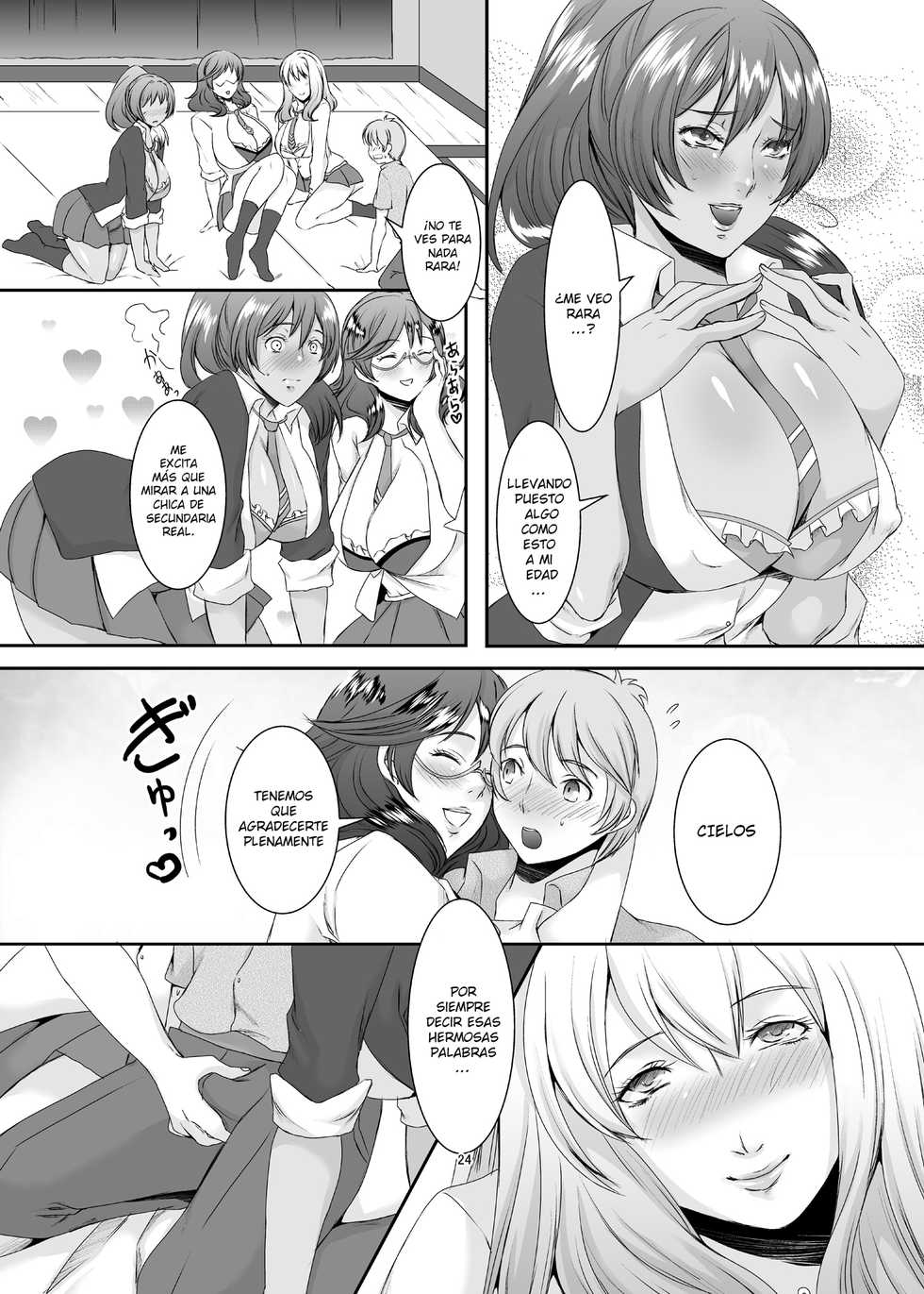 [Sprechchor (Eguchi Chibi)] Oku-sama wa Moto Yariman -Besluted- 3 [Spanish] [FreelanceSubs] [Digital] - Page 25