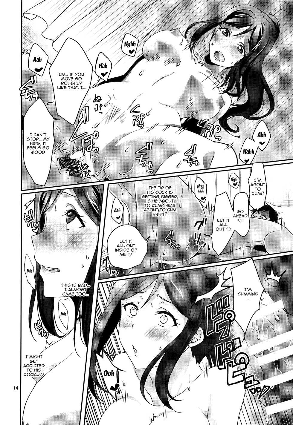 (C96) [Fukurou no Yuubinya san (Ueto Ruri)] Senjou no Cinderella 1 | Suggestive Cinderella 1 (Love Live! Sunshine!!) [English] {Doujins.com} - Page 15