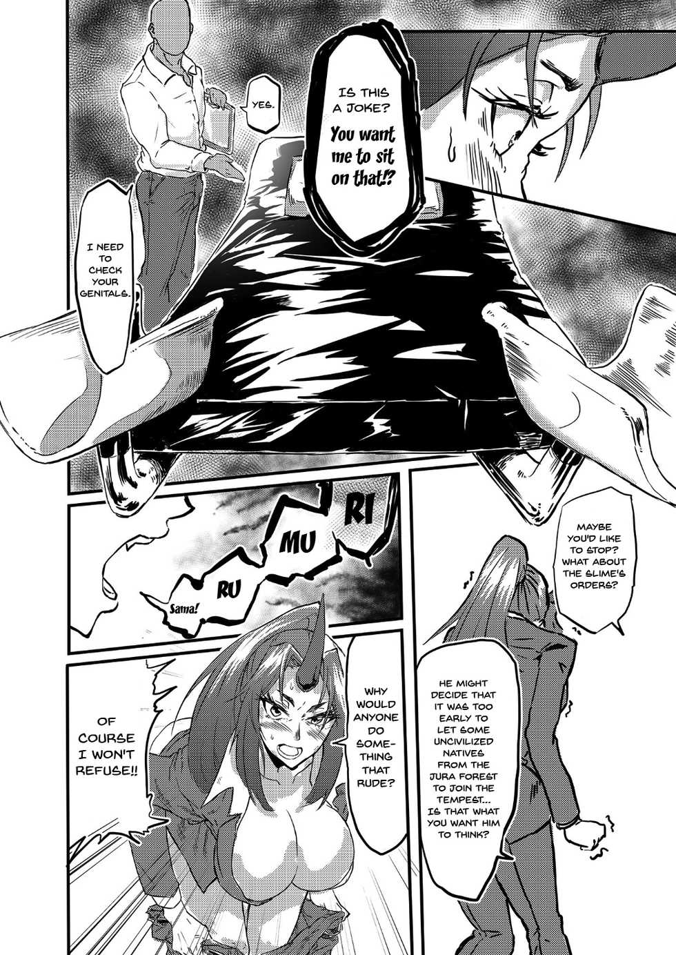 [Hachisoku Tobi (Muranaka Hiroshi)] Bijin Kijin Hisho Suikan | Fucking A Beautiful Sleeping Oni Secretary (Tensei Shitara Slime datta Ken) [English] {Doujins.com} [Digital] - Page 13