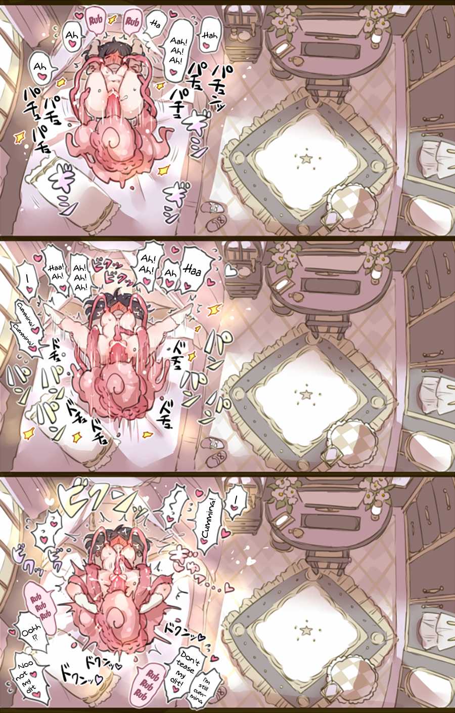 [mamaloni] Ouchi de Yaru Koto Nai node Shokushu Shoukan Shite Ecchi ni Fukeru Mahou Shoujo | A Witch Who Can't Have Sex At Home Decides To Summon Some Tentacles Instead [English] {Doujins.com} - Page 3