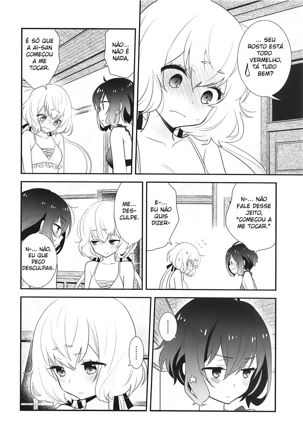 (COMIC1☆16) [Sweet Pea (Ooshima Tomo)] JunAi Sentimental (Zombie Land Saga) [Portuguese-BR] - Page 7