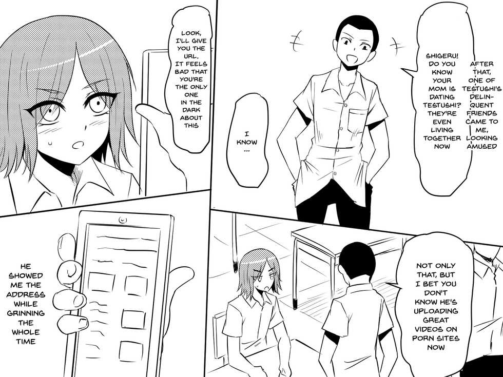 [Mikezoutei] Netorare Haha ~Kachiki de Kimottama no Okaa-san ga Boku o Ijimeru Aitsu no Onna ni Naru Hanashi~ | Mom NTR ~A Story Of How My Gutsy Mom Ended Up Becoming My Bully's Plaything~ [English] {Doujins.com} - Page 15