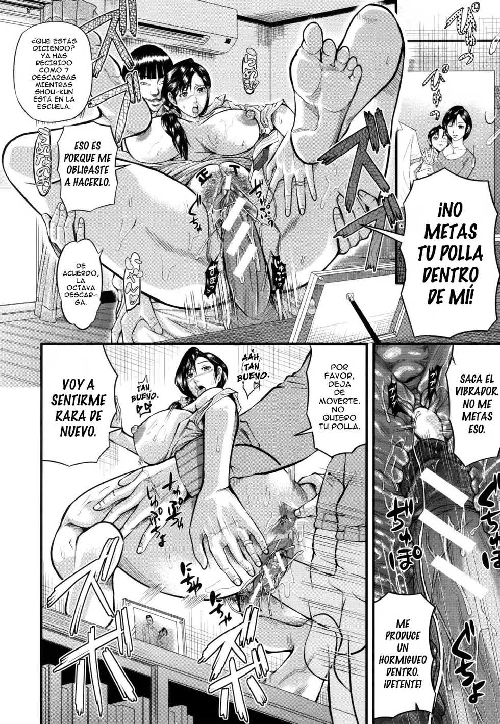 [Honebuto Danshaku] Onna Jigoku, Niku no Tsubo - Hentairui Inranka Mesubuta Ichidaiki Ch. 1-4 [Spanish] [FreelanceSubs] - Page 8