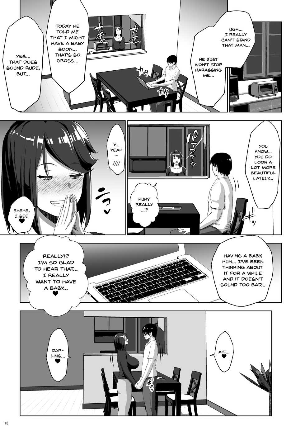 [Nanatsu no Kagiana (Nanakagi Satoshi)] Kuchou ni Saimin Kakerarete Ninshin shichaimashita | I Hypnotized A Housewife And Got Her Pregnant [English] {Doujins.com} [Digital] - Page 12
