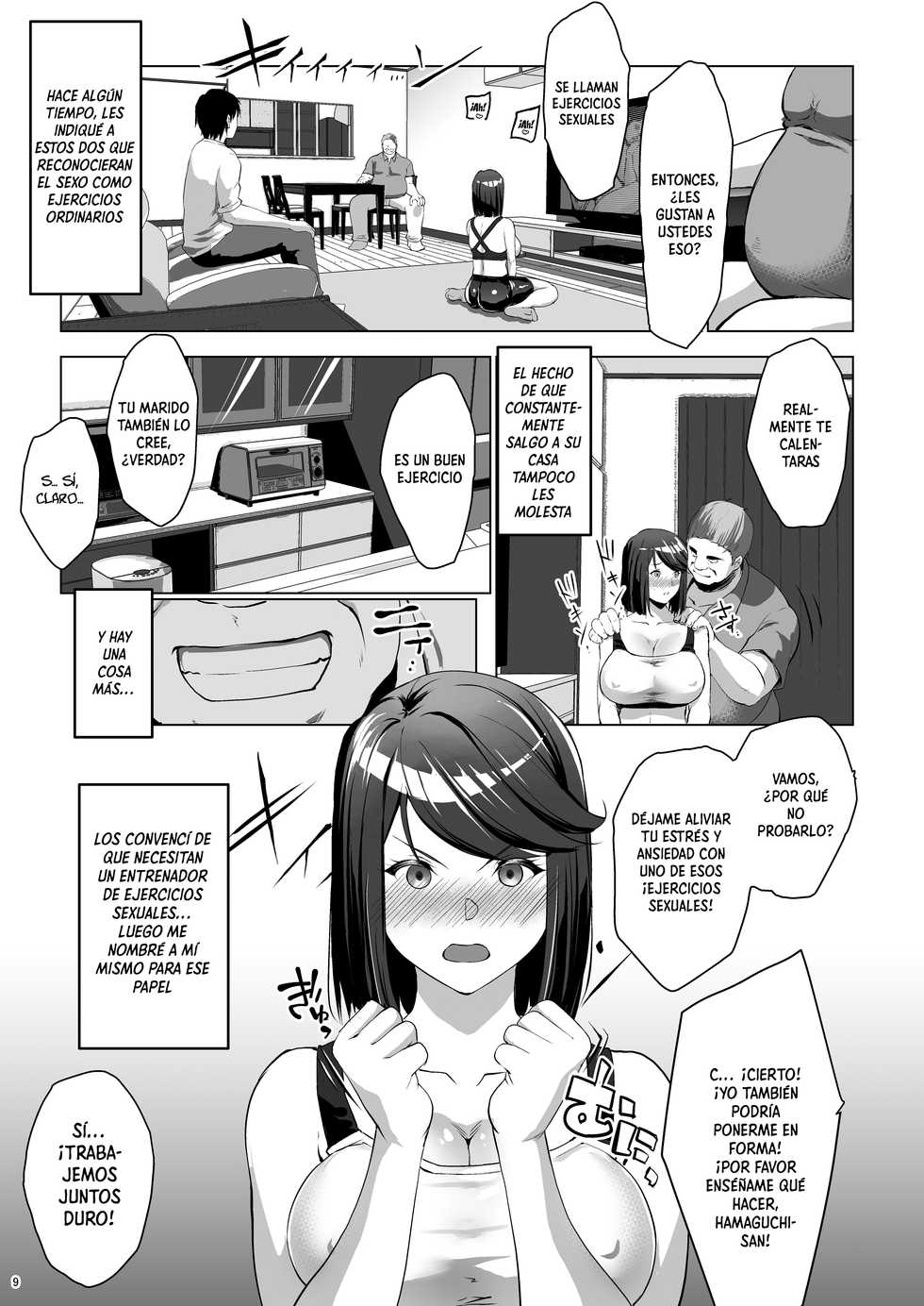 [Nanatsu no Kagiana (Nanakagi Satoshi)] Kuchou ni Saimin Kakerarete Ninshin shichaimashita | Hipnoticé a una ama de casa y la dejé embarazada [Spanish] [Digital] - Page 8