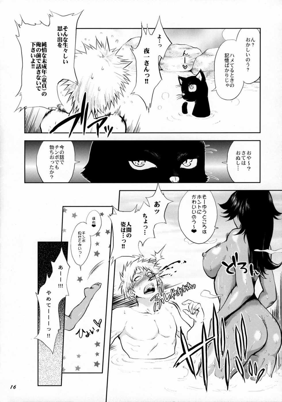 (C70) [Todd Special (Todd Oyamada)] Yukemuri NyanNyan Jiken (Bleach) - Page 16