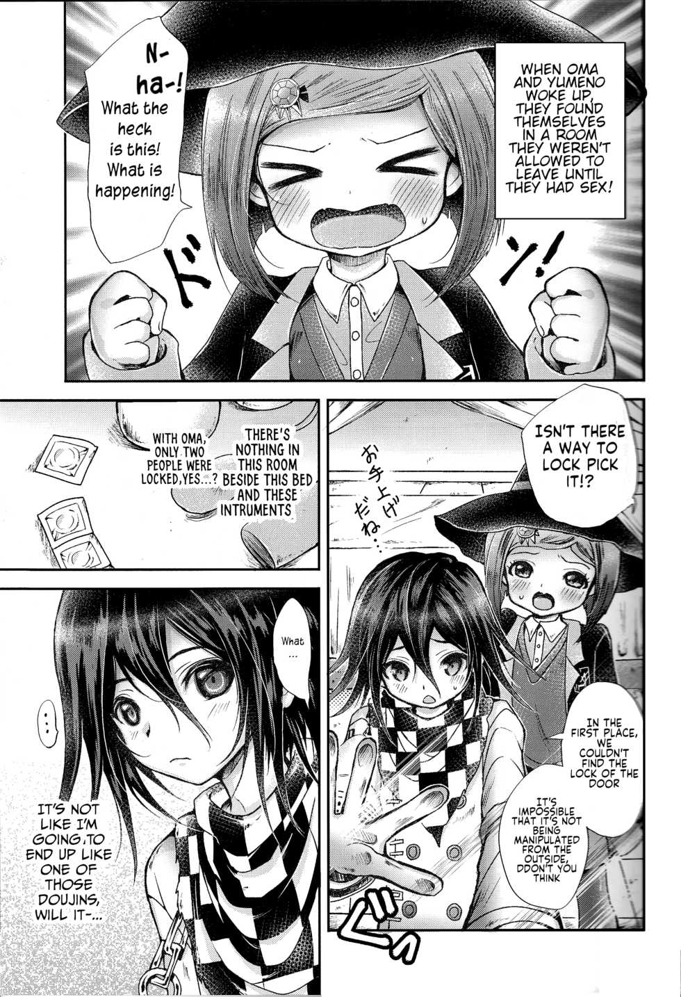 (SPARK12) [Syounen Heroine (Tamaki Yui)] Gisou CONNECTION | Camouflage Connection (New Danganronpa V3) [English] - Page 4