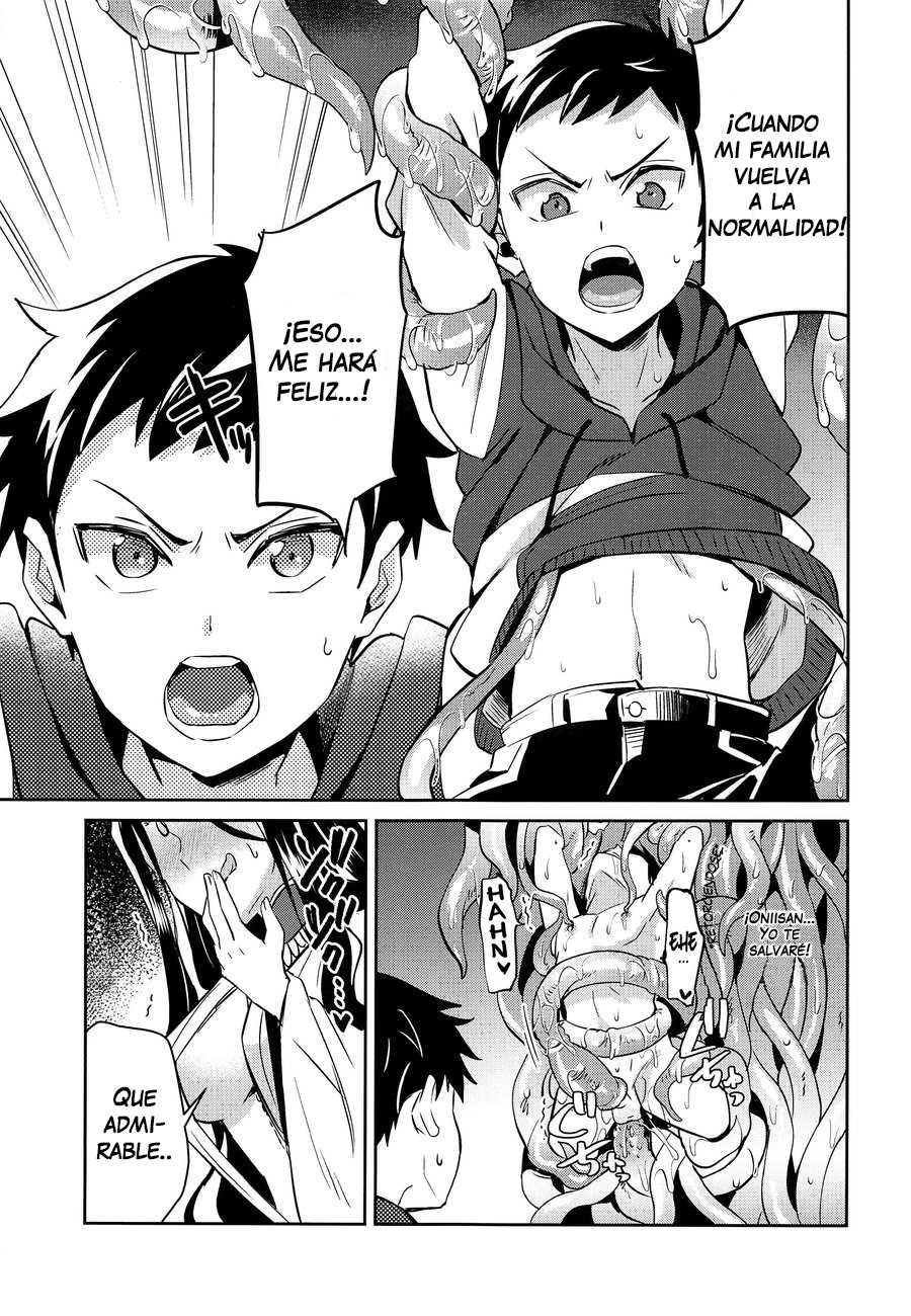 (C95) [Usamimi Syndrome (Erutasuku)] Jashin no Ikenie Ani Omoi no Otouto Hen [Spanish] [ShotaSekai] - Page 14