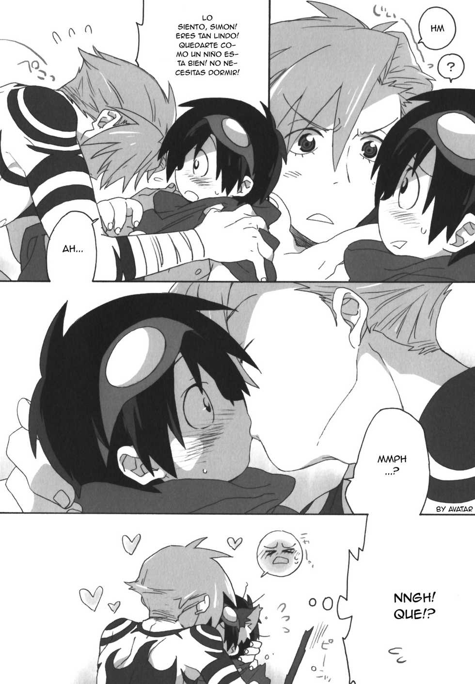 [J.O.C e.go!! (Midori Kouichi)] Kamishimo Drill (Tengen Toppa Gurren Lagann) [Spanish] [Avatar-kun] - Page 12