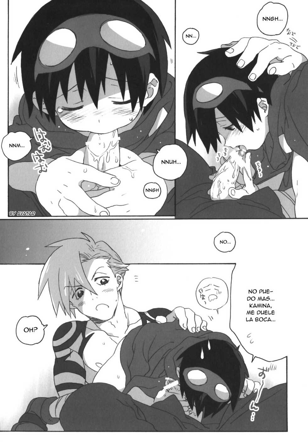 [J.O.C e.go!! (Midori Kouichi)] Kamishimo Drill (Tengen Toppa Gurren Lagann) [Spanish] [Avatar-kun] - Page 22
