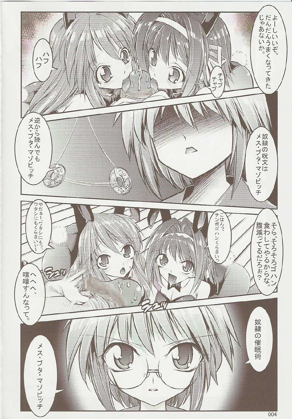 (C73) [Kaientai (Shuten Douji)] Melancholy Princess 3 (The Melancholy of Haruhi Suzumiya) - Page 3