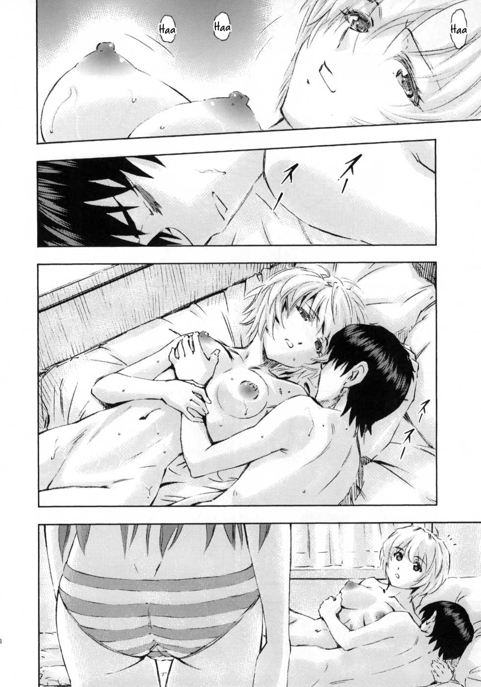(C86) [Studio Wallaby (Kura Oh)] Asuka to Rei -Kyoudou Seikatsu- no Yokushuu (Neon Genesis Evangelion) [English] [Tigoris Translates] - Page 35