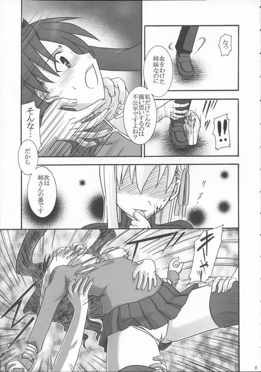 (CR35) [IIWAKE-GAISYA (Shigemiya Kyouhei)] Rinkan Watashi no Onee-chan: Wataone (Fate/stay night) - Page 10