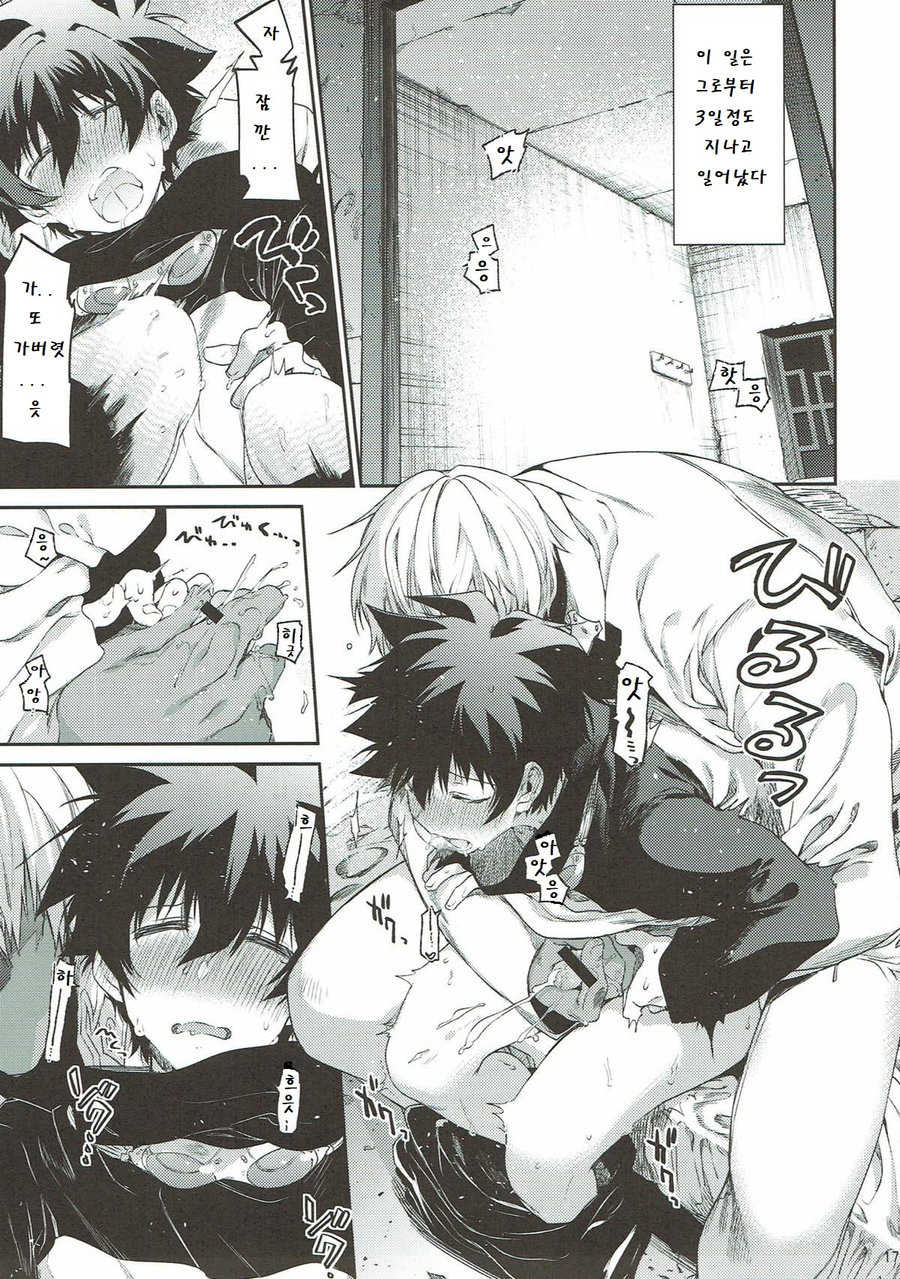 (C93) [HR-ST (Taira)] Teisou x Battle Frontie | Chastity x Battle Frontie (Kekkai Sensen) [Korean] - Page 16