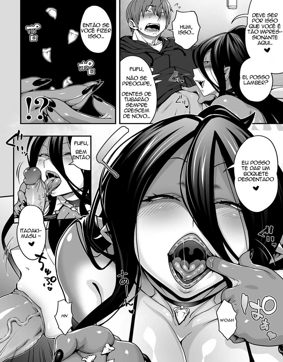 [Onanism (Jun)] Awasamehime Akula | Bubble Shark Princess Akula (Ajin Fuuzoku Comic Anthology) [Portuguese-BR] [Erme14] - Page 4