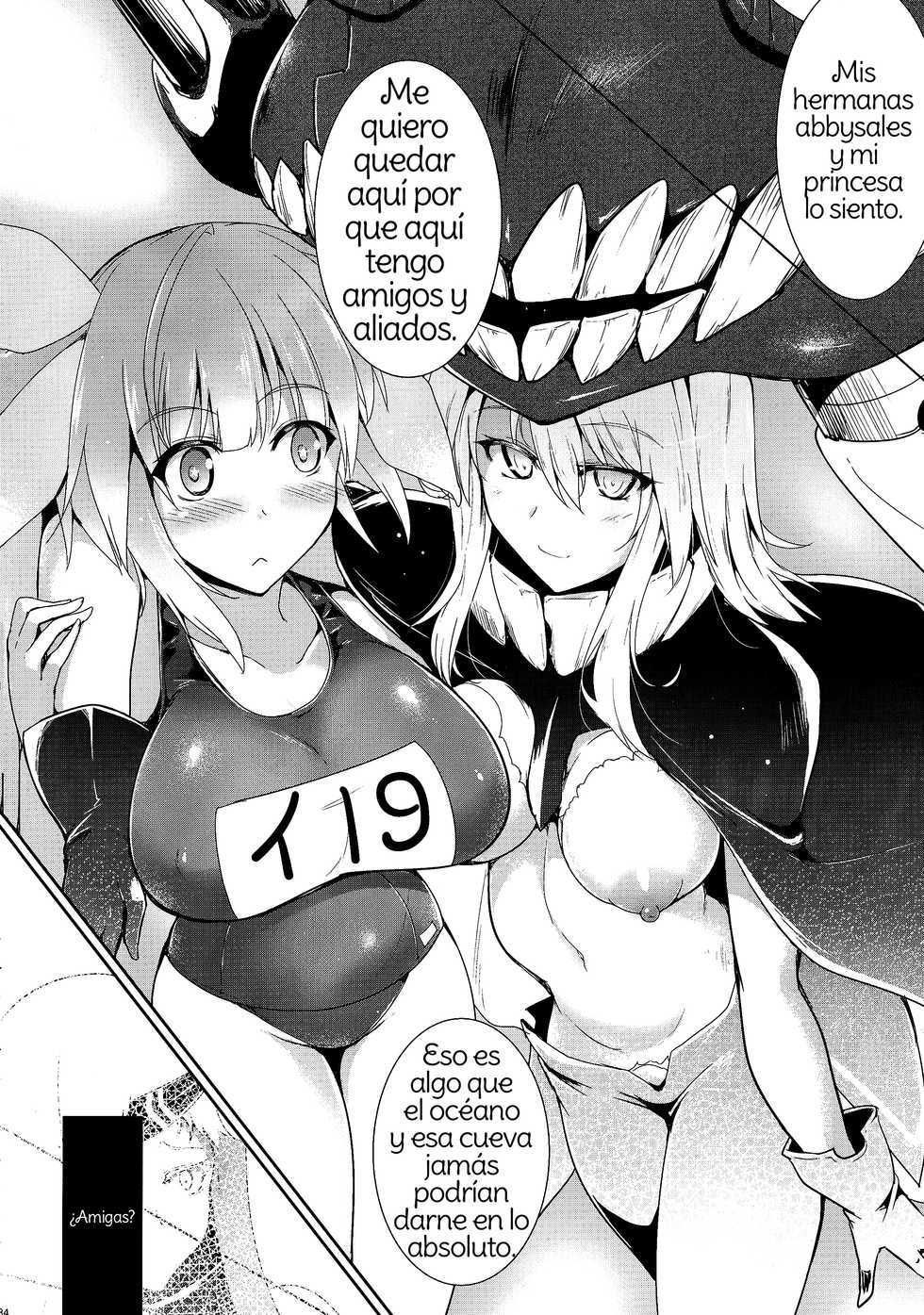 (C86) [C.R's NEST (C.R)] Kankourei 6 -Kanojo no kaeru Umi- | Kancolle 6 -She Can Return To The Sea- (Kantai Collection -KanColle-) Spanish [Amaterasu] - Page 30