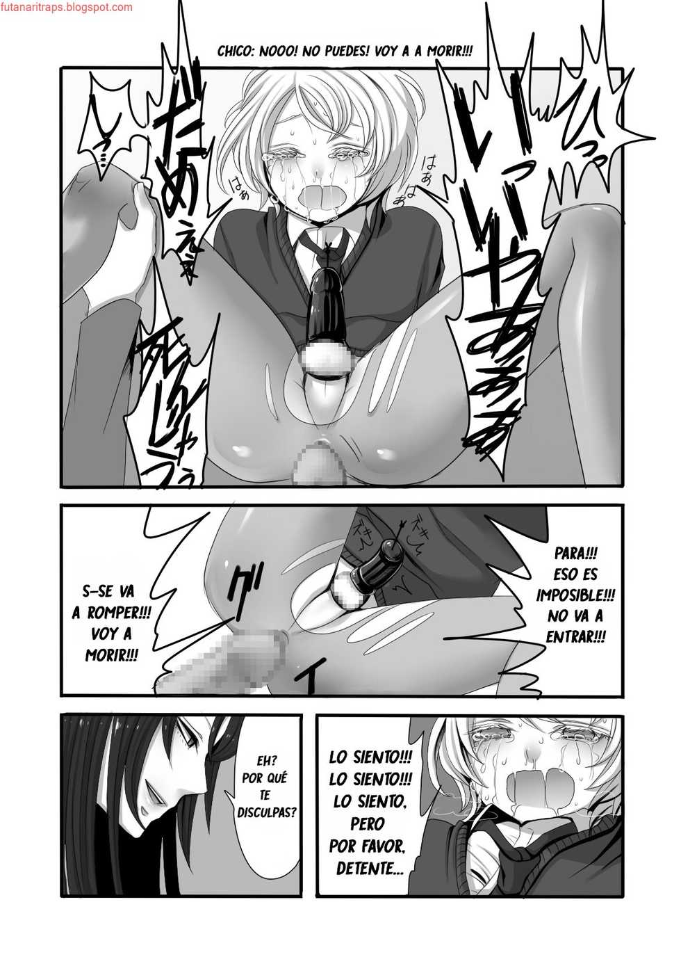 [Iwanakaya (Sansyouo)] Futanari Onee-san to Shota [Spanish] [bananare22] - Page 17