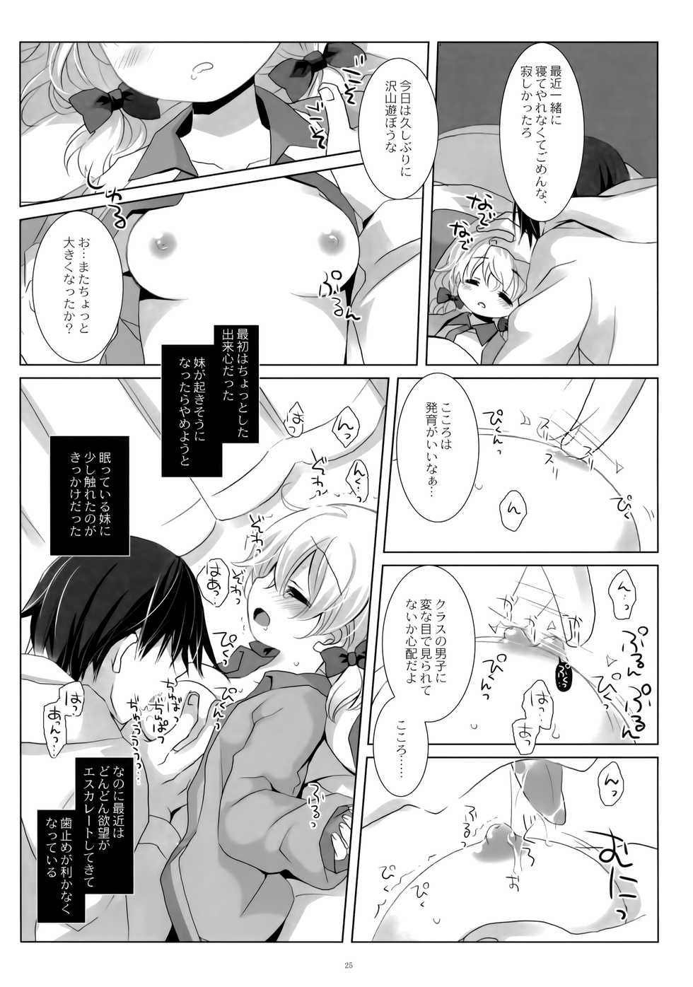 (C95) [D.N.A.Lab., CHRONOLOG (Miyasu Risa, Sakurazawa Izumi)] Neteru Anoko ni Itazura o. - Page 24