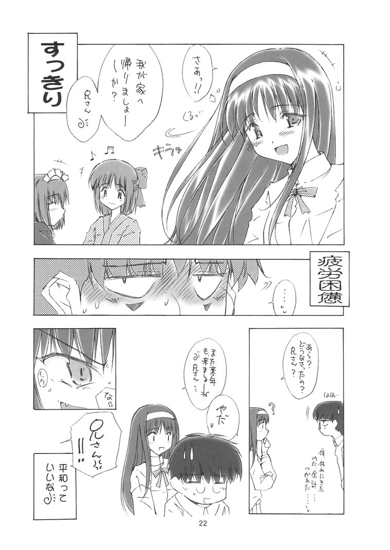 (C61) [Meisaku Network (Mizuno Makoto)] Sekiya (Tsukihime) - Page 21